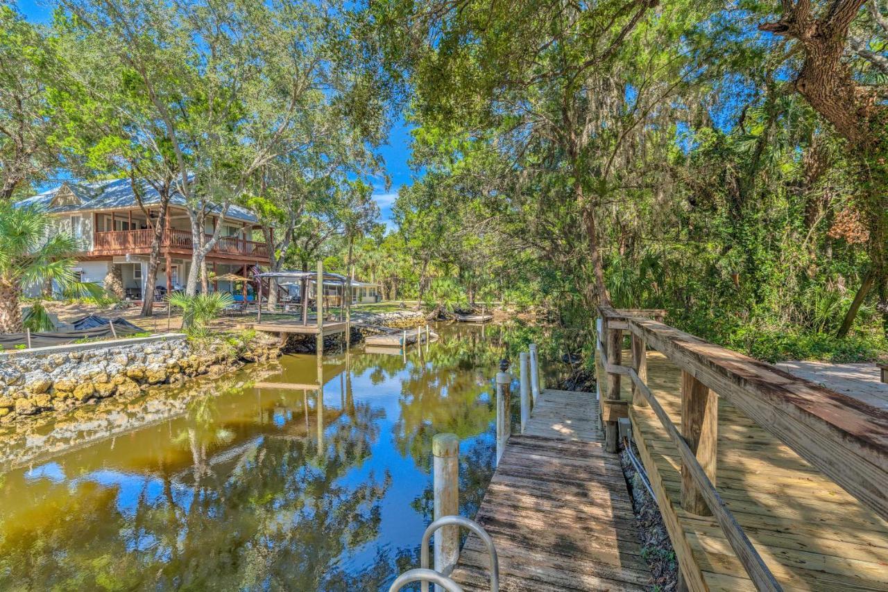 Canalfront Homosassa Escape With Private Dock! Exteriör bild